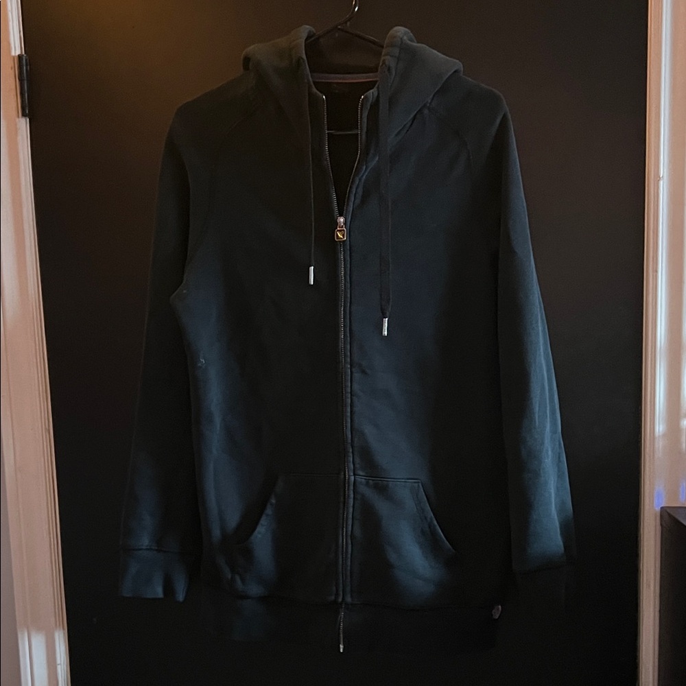TNA Women's Black Zip-Up Sweater